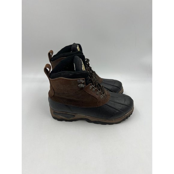 Men's Boots Shoes Rugged Exposure Size 9 Rubber Leather Hunting Hiking Duck Boot - Picture 5 of 10